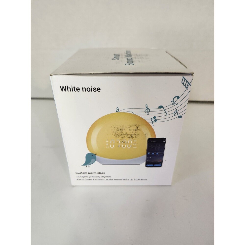 White Noise Wake-Up Light Sunrise Alarm Clock